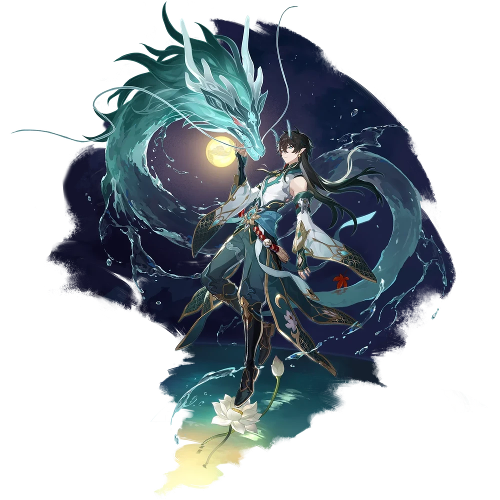Character dan heng %3f imbibitor lunae splash art
