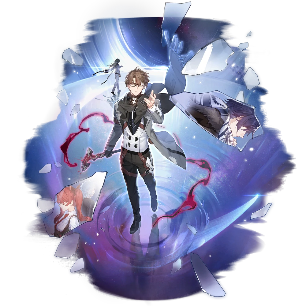 Character welt splash art
