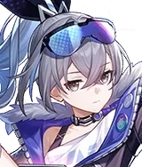 Silver wolf character icon